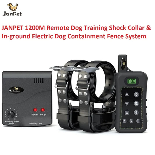Janpet 1200M Remote Dog Training Collar Waterproof Pro