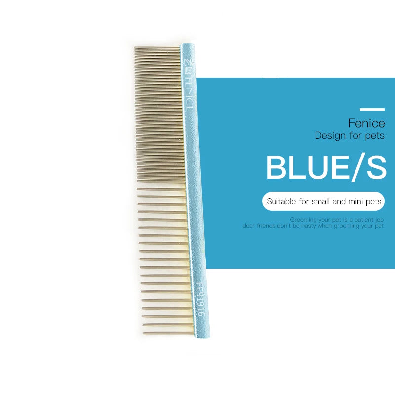 Fenice Stainless Steel Grooming Comb for Dogs and Cats
