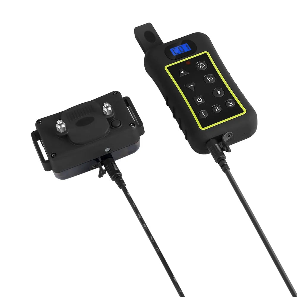 JANPET 1200m Remote Control Dog Collar Anti Bark Led Light