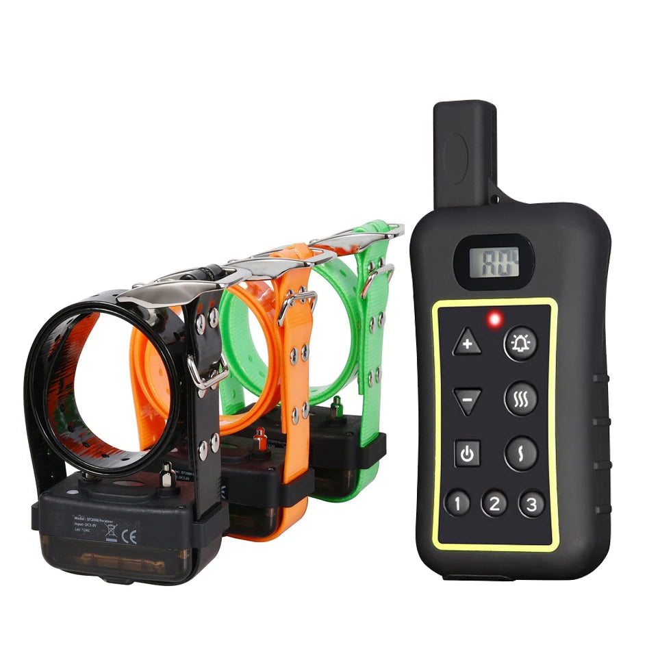 JANPET 1200m Remote Control Dog Collar Anti Bark Led Light