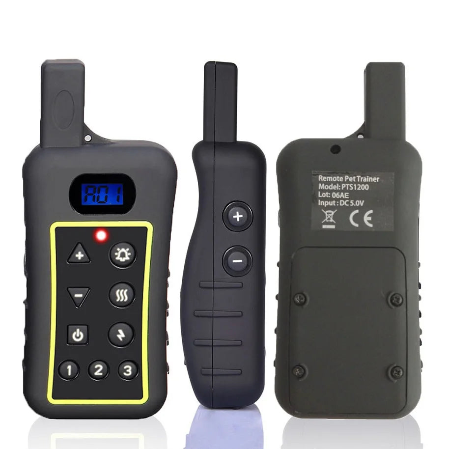 JANPET 1200m Remote Control Dog Collar Anti Bark Led Light
