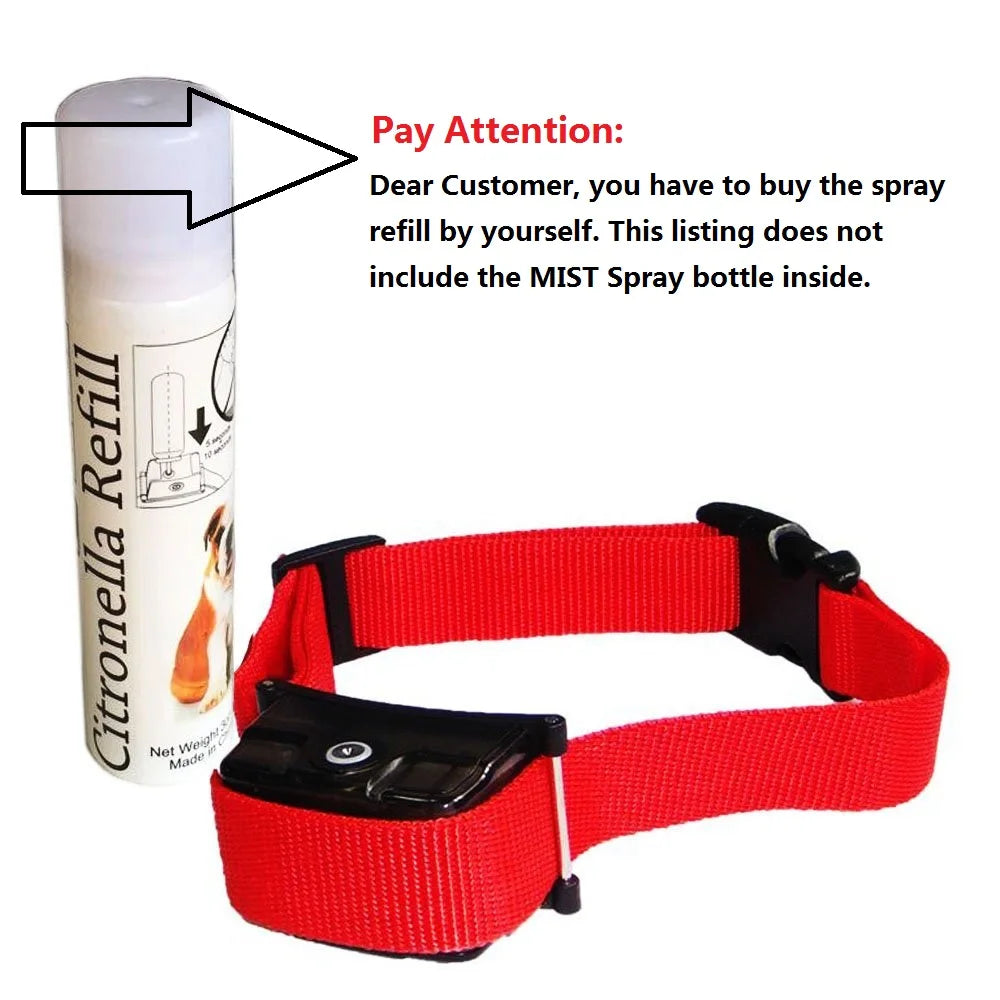 JANPET Citronella Mist No Bark Dog Training Collar Premium
