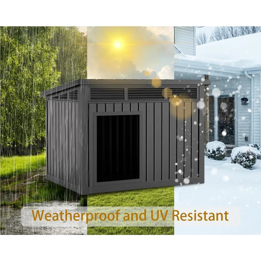 Weatherproof Dog House for Indoor and Outdoor Use Large Dogs