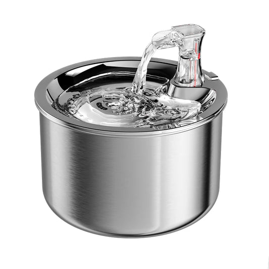 Automatic Stainless Steel Pet Water Fountain for Cats and Dogs