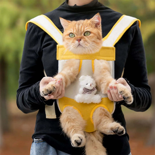 Breathable Pet Carrier Backpack For Cats And Small Dogs