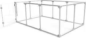 27" Tall Large Lucidium Pet Pen, White