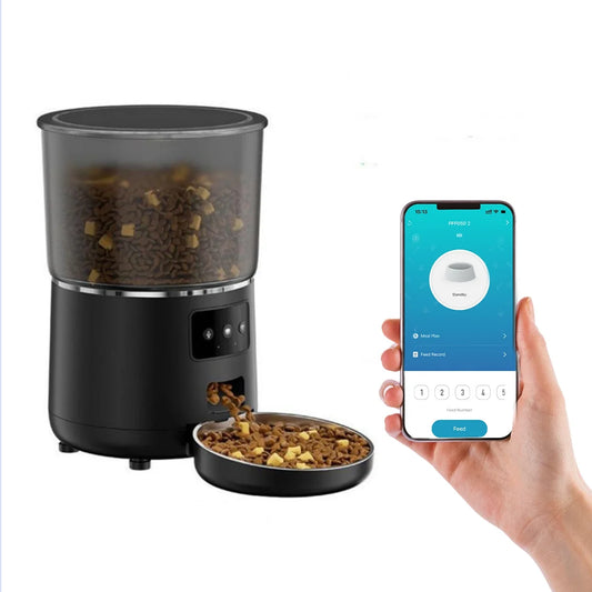 NPET Automatic WiFi Cat Feeder 4L Smart Portion Control
