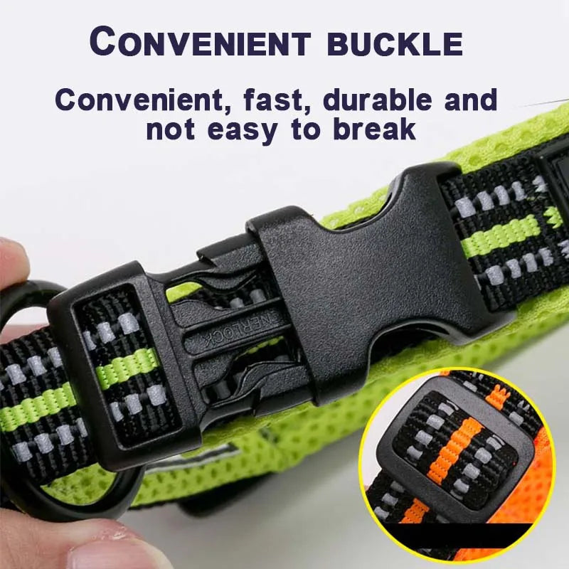 Winhyepet Comfortable Padded Dog Walking Collar in 11 Colors