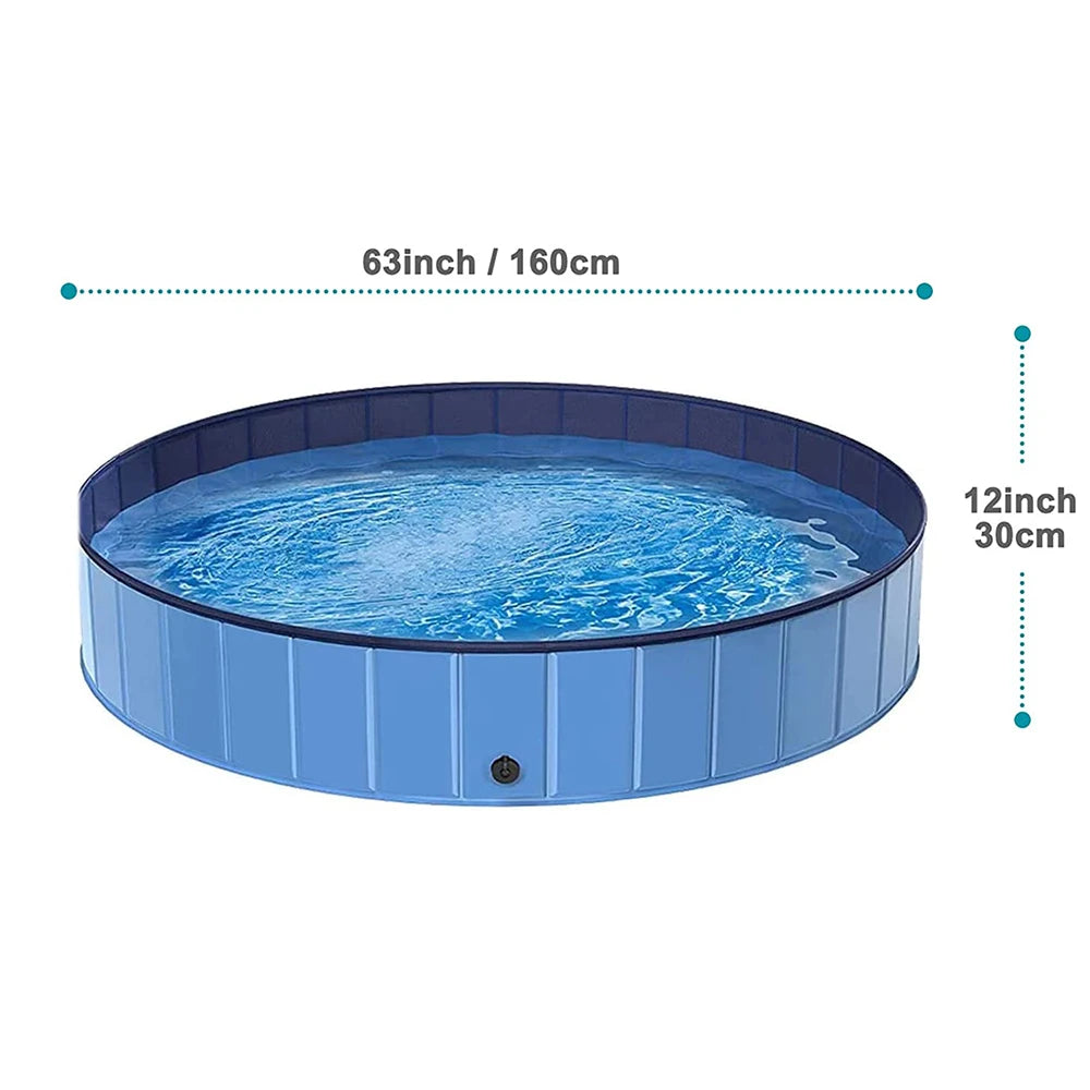 Foldable Portable Dog Pool For Large Dogs Bath Tub