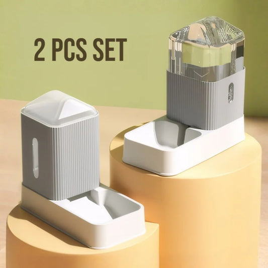 Large Capacity Automatic Dog and Cat Feeder Water Dispenser