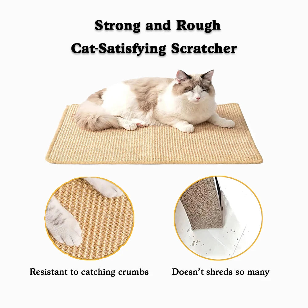 Premium Sisal Cat Scratching Mat for Healthy Scratching Habits