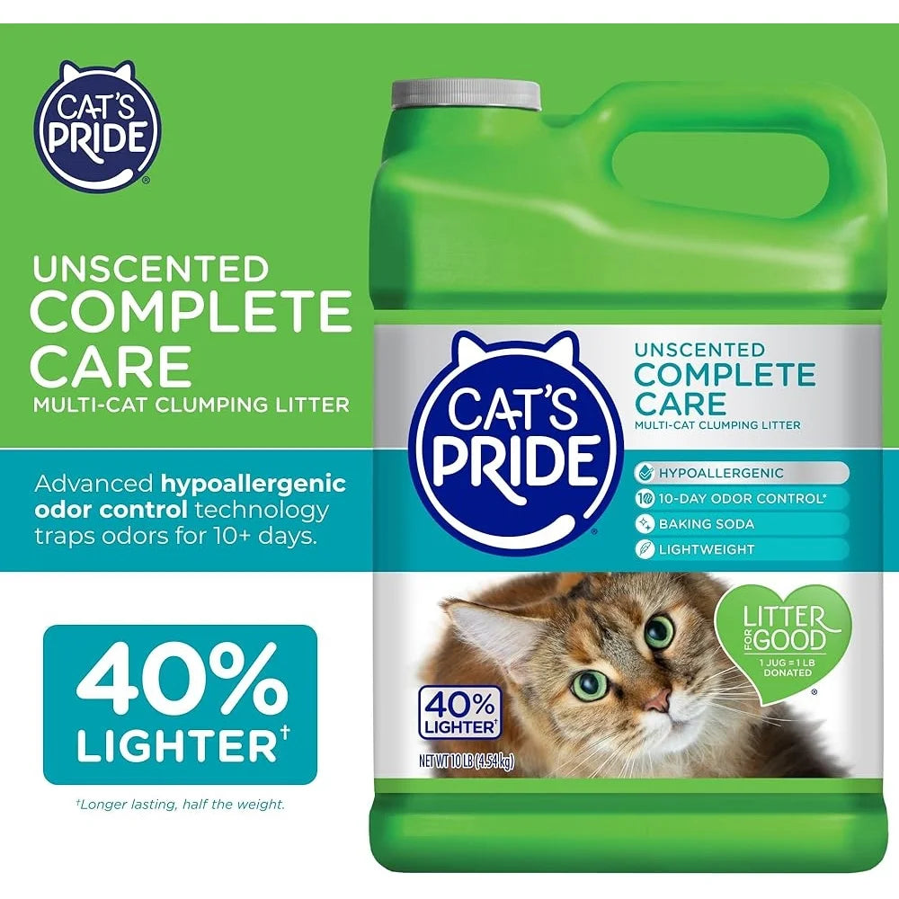 Premium Lightweight Hypoallergenic Cat Litter for Multi-Cats