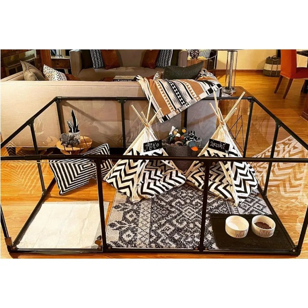 27" Tall Large Lucidium Pet Pen, White
