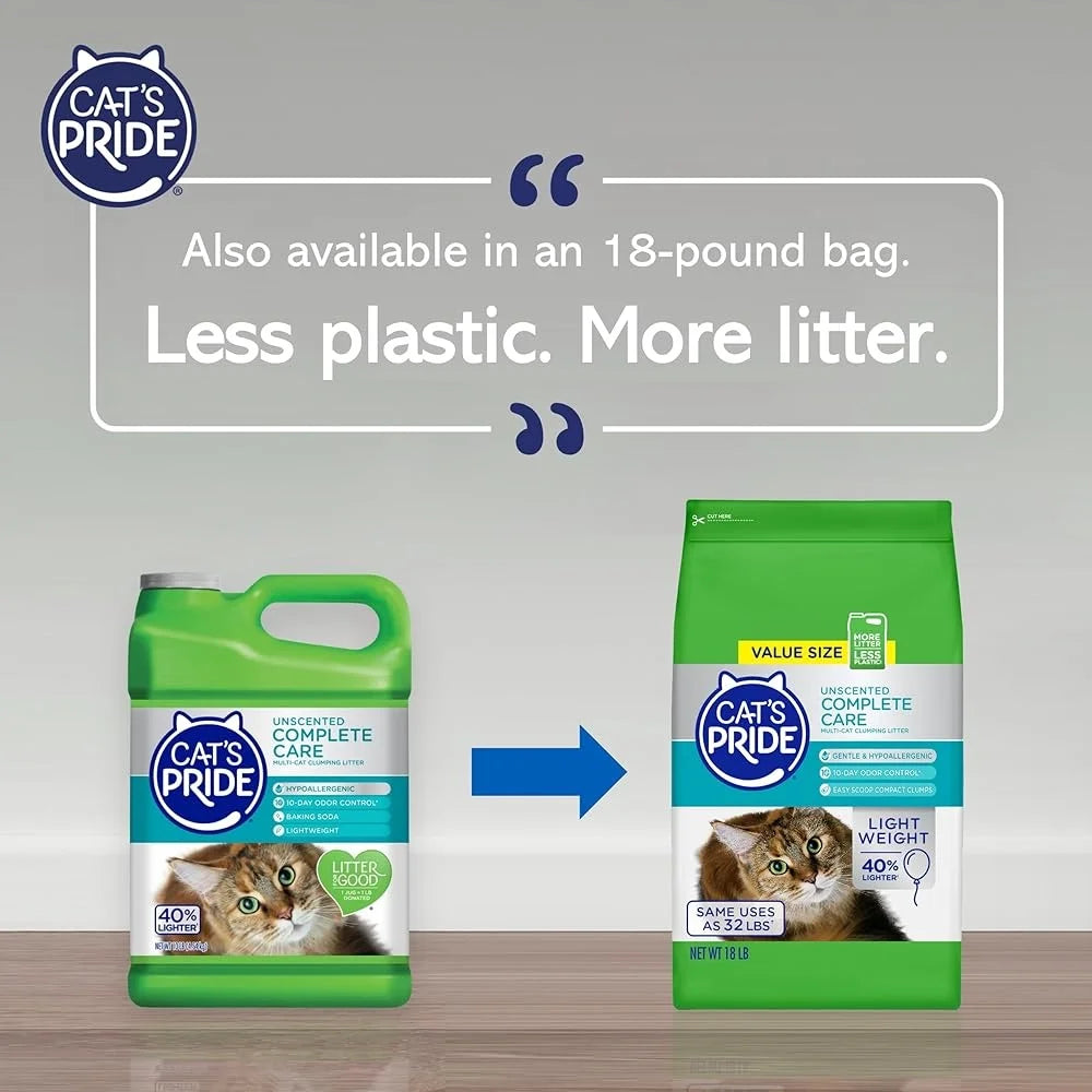 Premium Lightweight Hypoallergenic Cat Litter for Multi-Cats