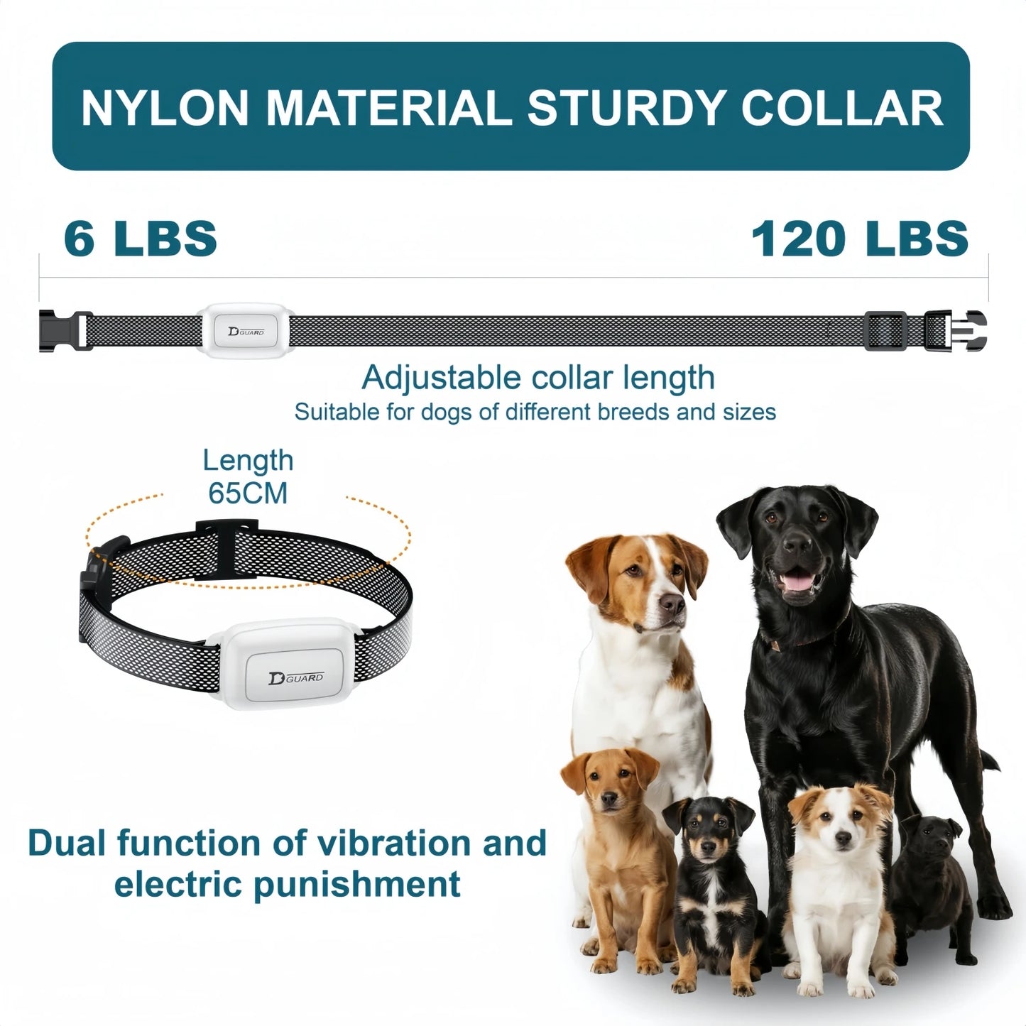 YHLC Automatic Anti Barking Dog Collar 3300ft Rechargeable