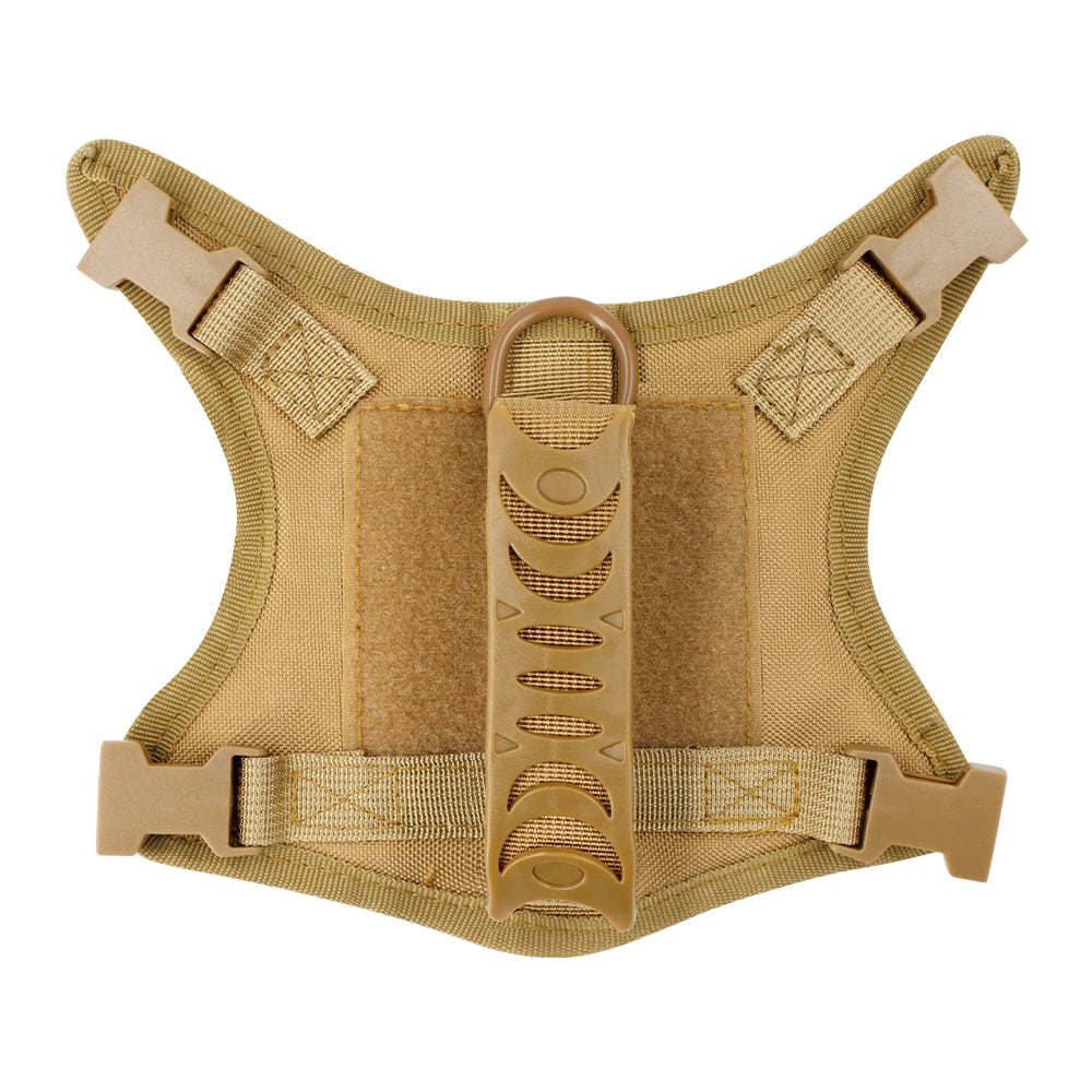 Tactical Cat Harness Leash Set With Handle And 9 Patches