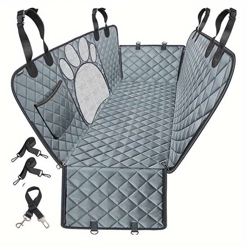 Heavy Duty Dog Seat Cover Hammock With Side Flaps Waterproof