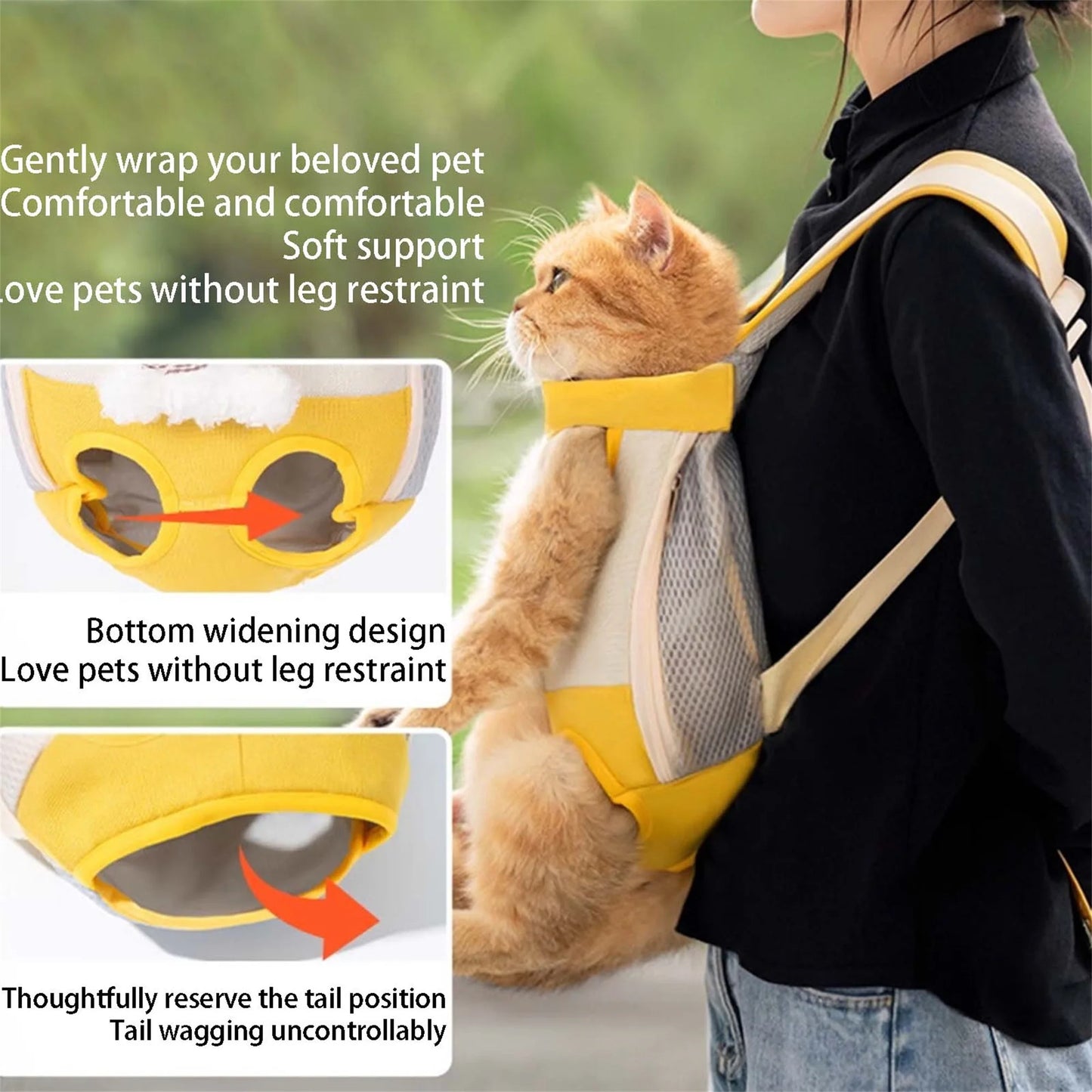 Breathable Pet Carrier Backpack For Cats And Small Dogs