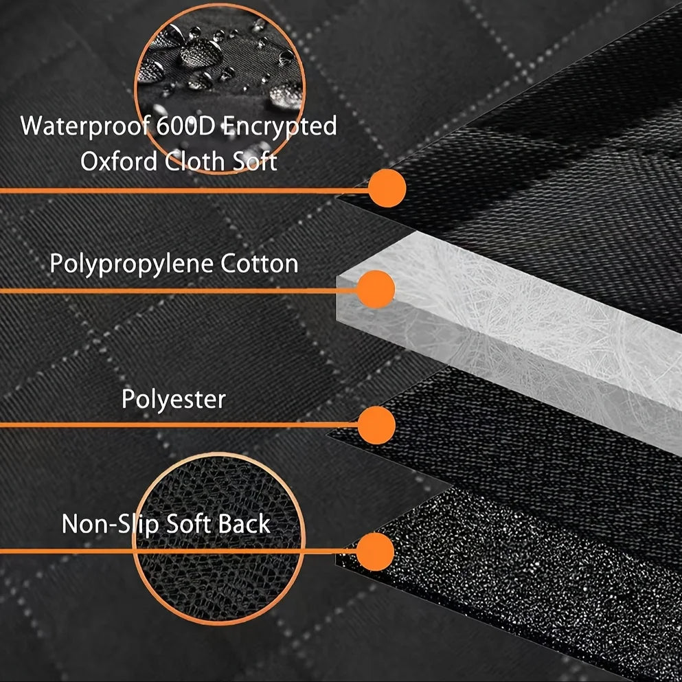 Waterproof Dog Car Seat Cover Hammock 600D Heavy Duty