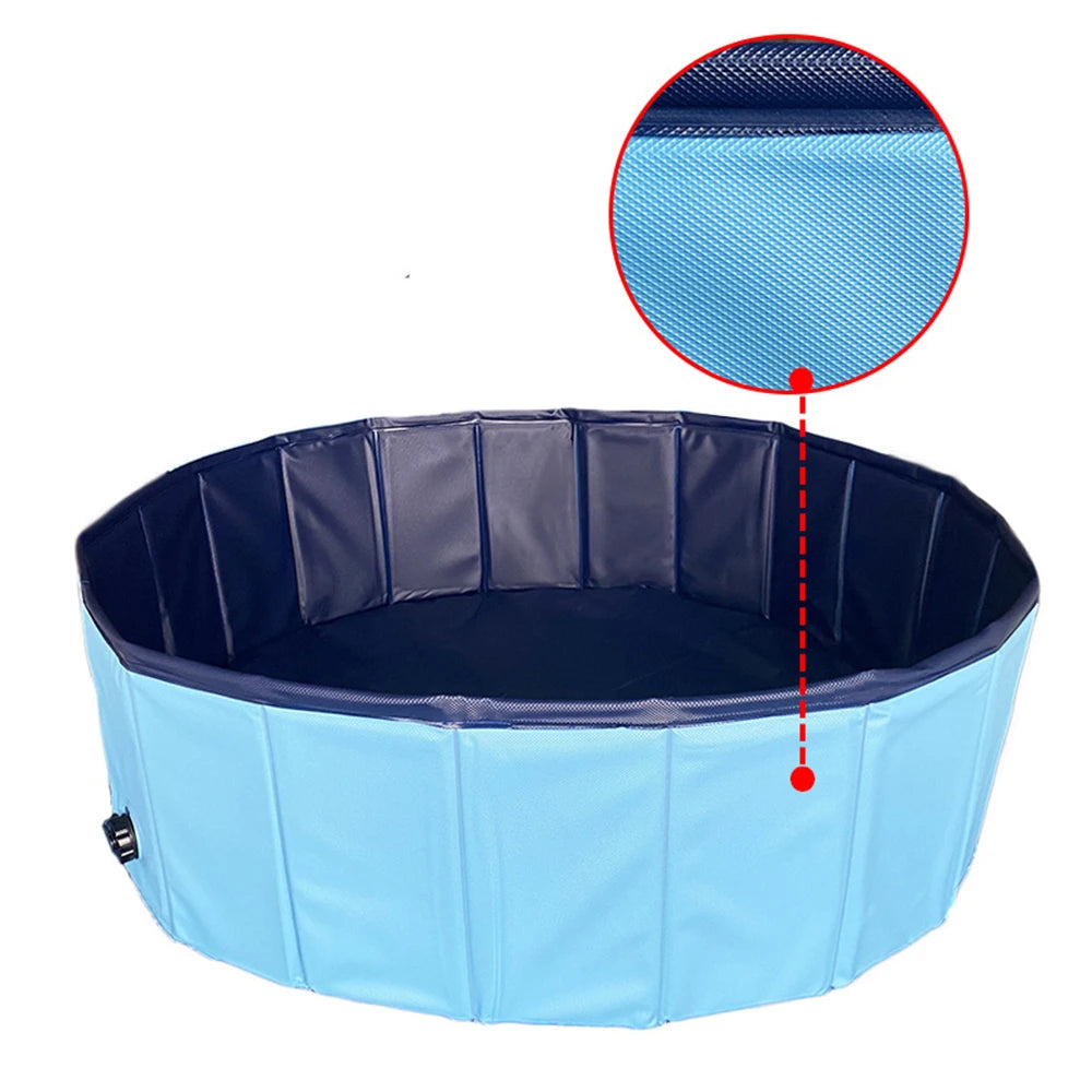 Foldable Portable Dog Pool For Large Dogs Bath Tub