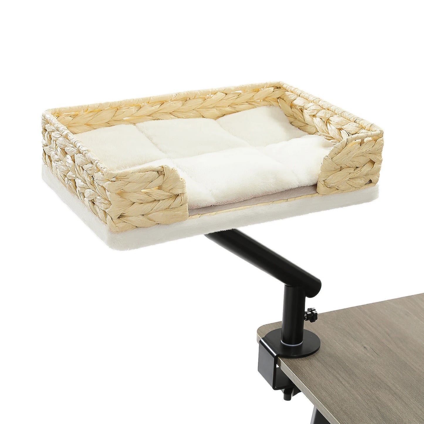 Cat Desk Bed 360 Rotatable Stand For Indoor Cats Hammock