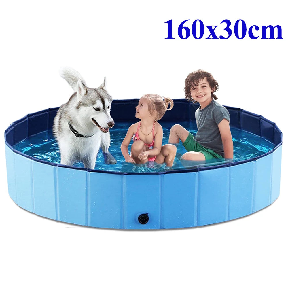 Foldable Portable Dog Pool For Large Dogs Bath Tub