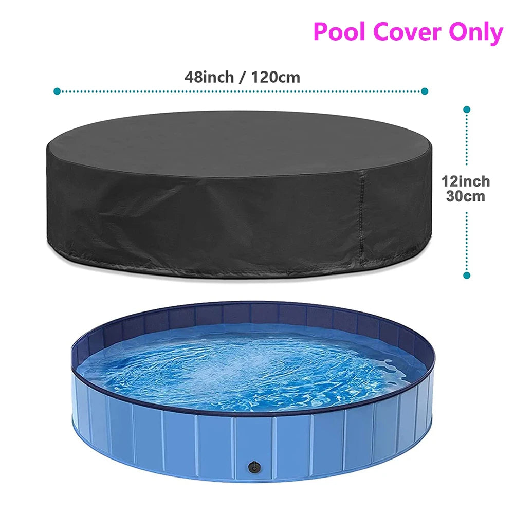 Foldable Portable Dog Pool For Large Dogs Bath Tub