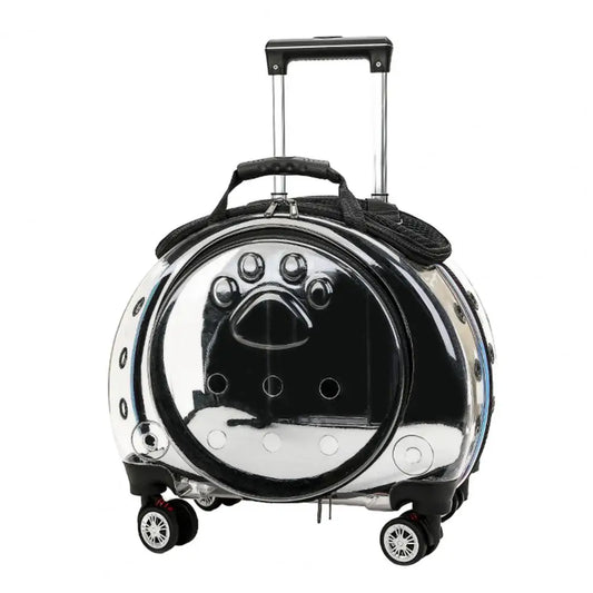 Pet Trolley Case With Ventilation Holes And Silent Wheels