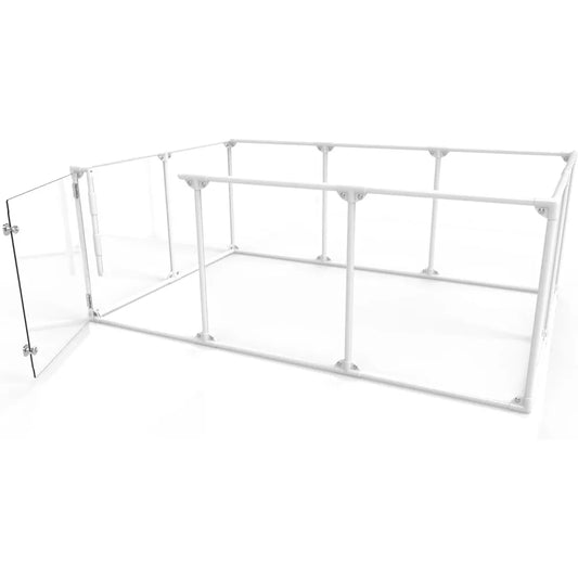27" Tall Large Lucidium Pet Pen, White