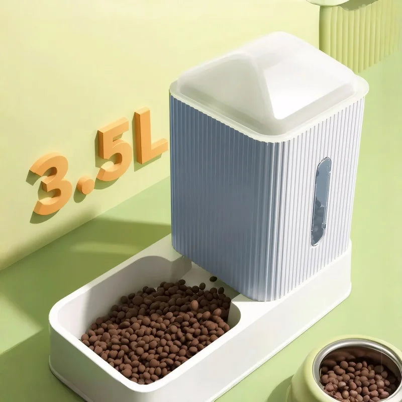 Large Capacity Automatic Dog and Cat Feeder Water Dispenser