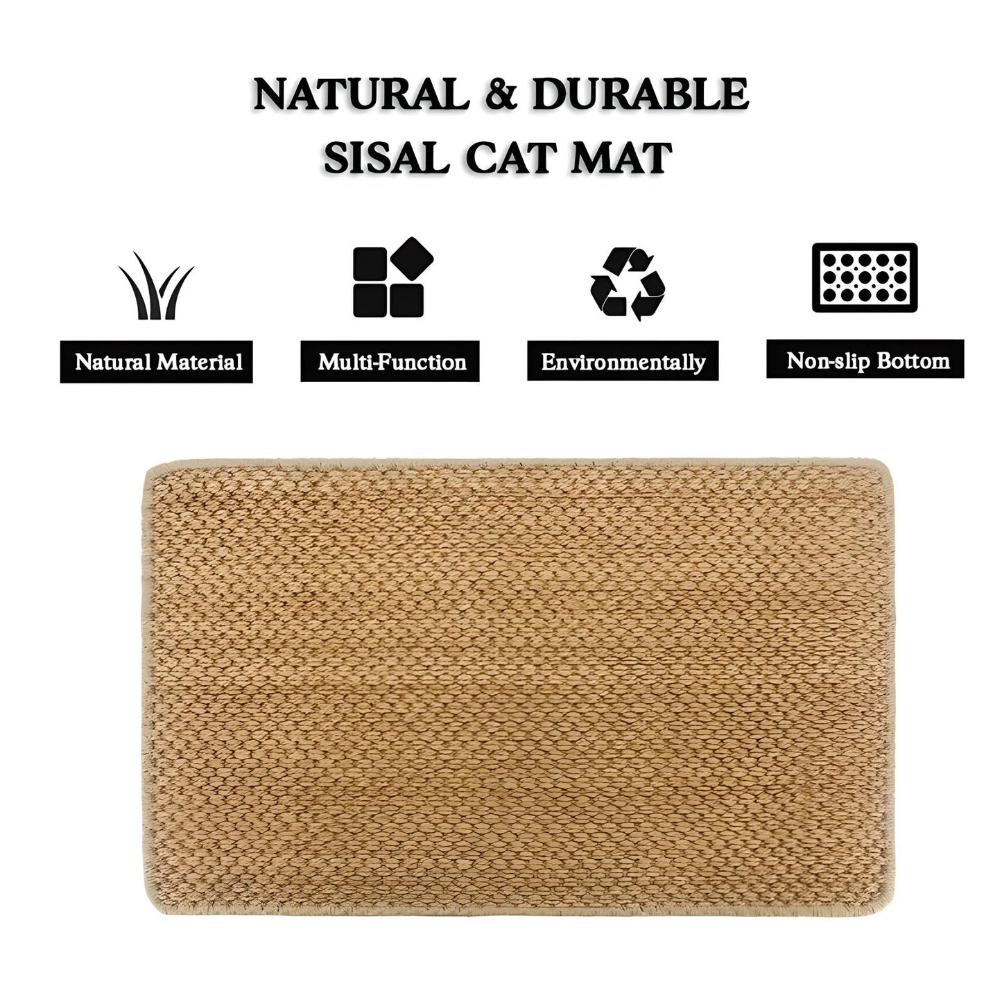 Premium Sisal Cat Scratching Mat for Healthy Scratching Habits