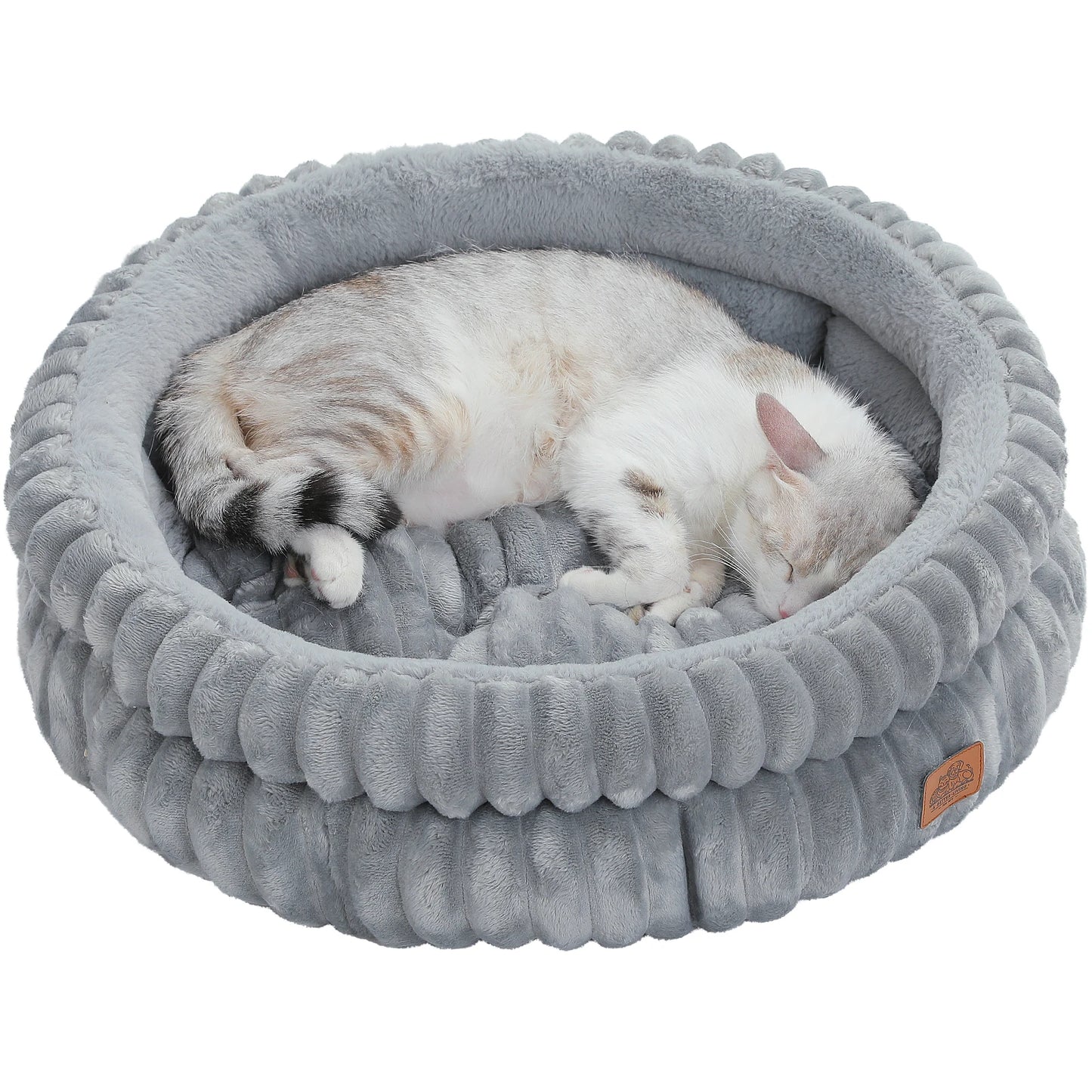 PAWZ Road Round Dog And Cat Bed For Medium Pets Washable Indoor All Seasons