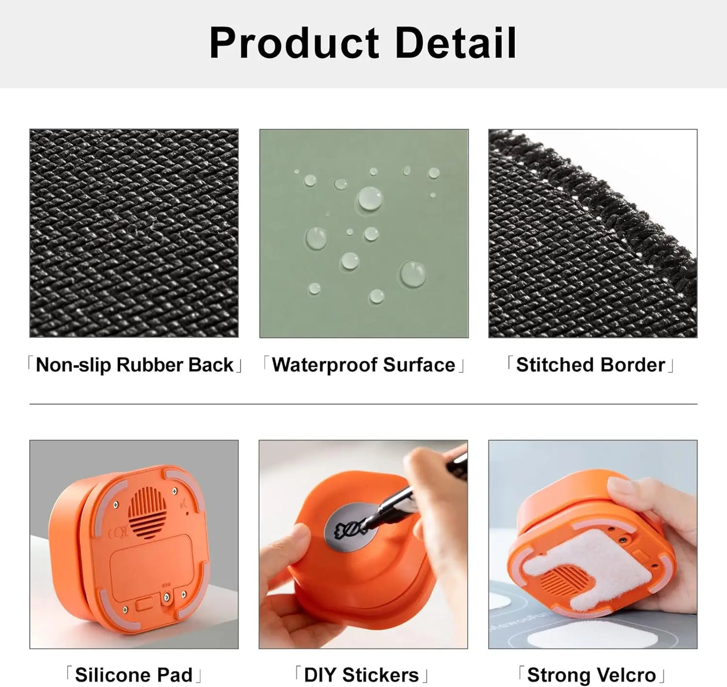 Mewoofun Dog Talking Buttons Set with Rubber Mat for Training