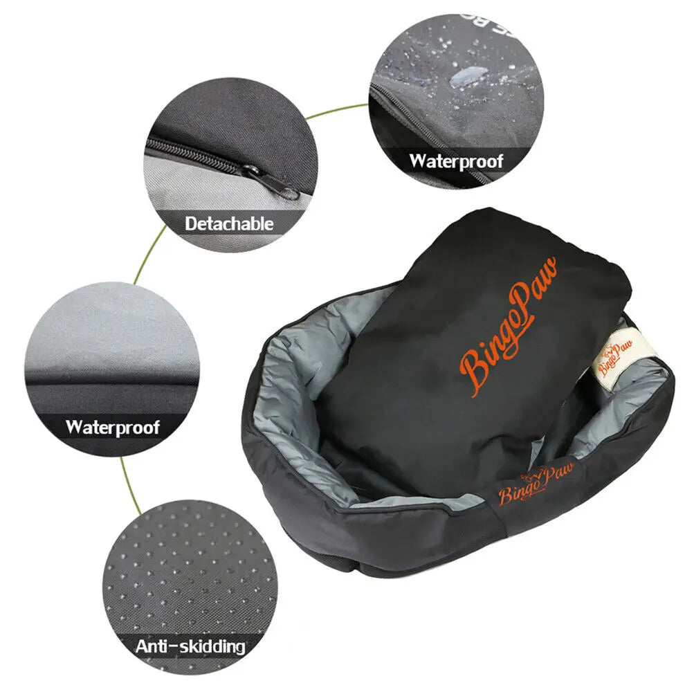 All Season Calming Dog Bed With Removable Oxford Cover
